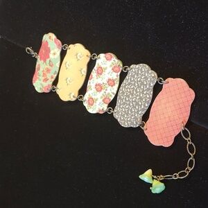 Artesian Floral Panel Bracelet